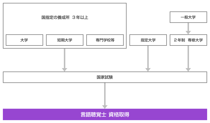 言語聴覚士 取得ルート